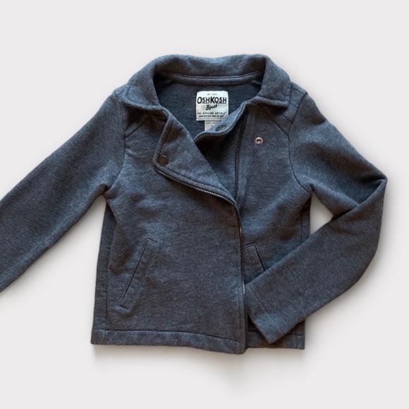 OshKosh B'Gosh Moto Jacket Sz. 7 - Picture 4 of 7